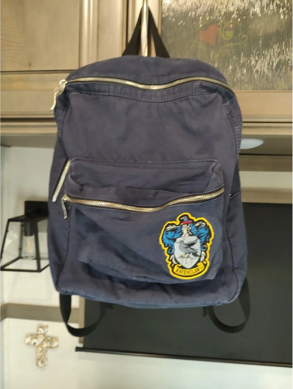 Official Wizarding World Ravenclaw Crest Backpack - Blue Canvas